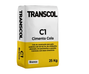 3D Cimento Cola C1 branco - esquerda