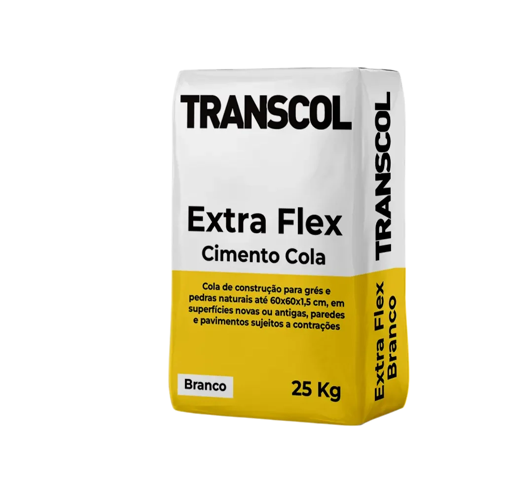3D Cimento Cola Extra Flex branco - direita
