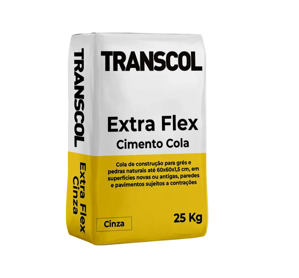3D Cimento Cola Extra Flex cinza - esquerda