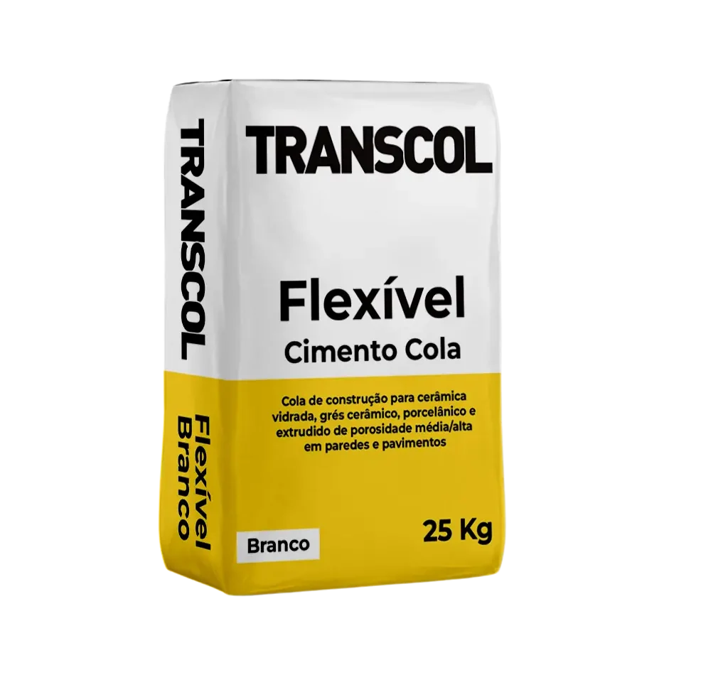 3D Cimento Cola Flexível branco - esquerda