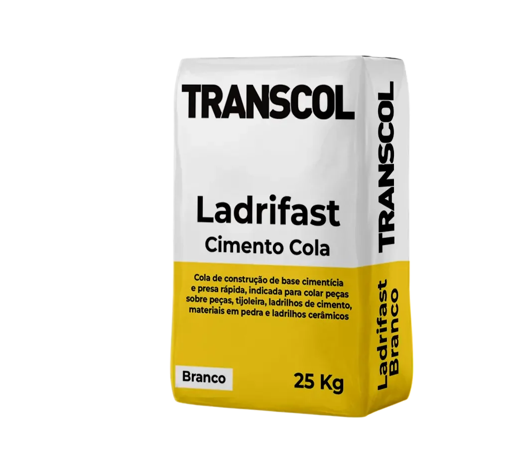 3D Cimento Cola Ladrifast branco - direita