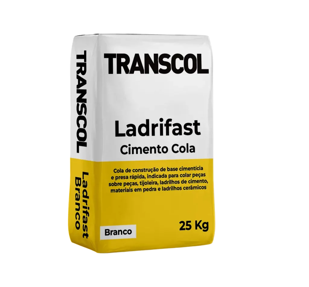 3D Cimento Cola Ladrifast branco - esquerda