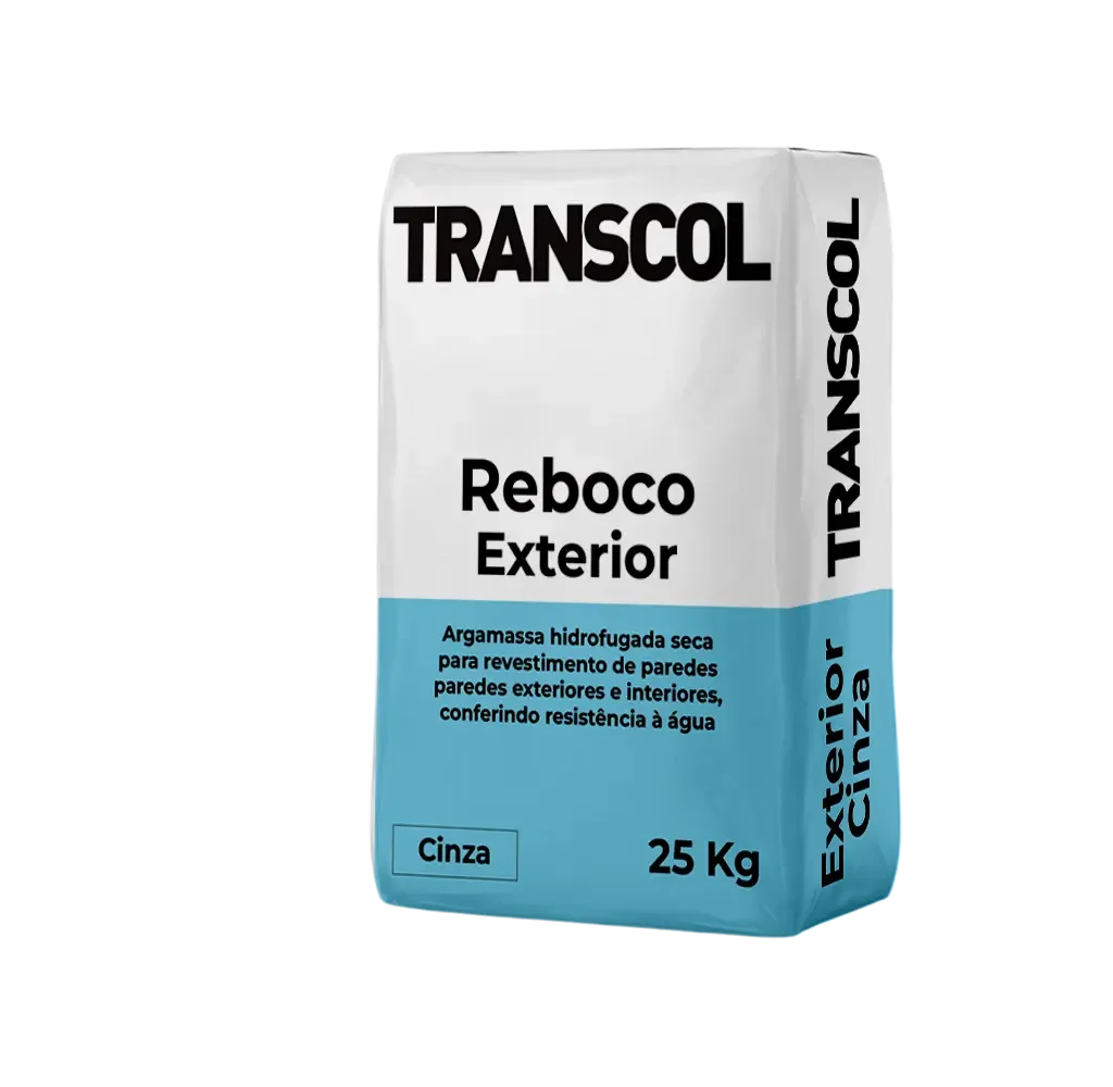 Reboco Exterior Cinza