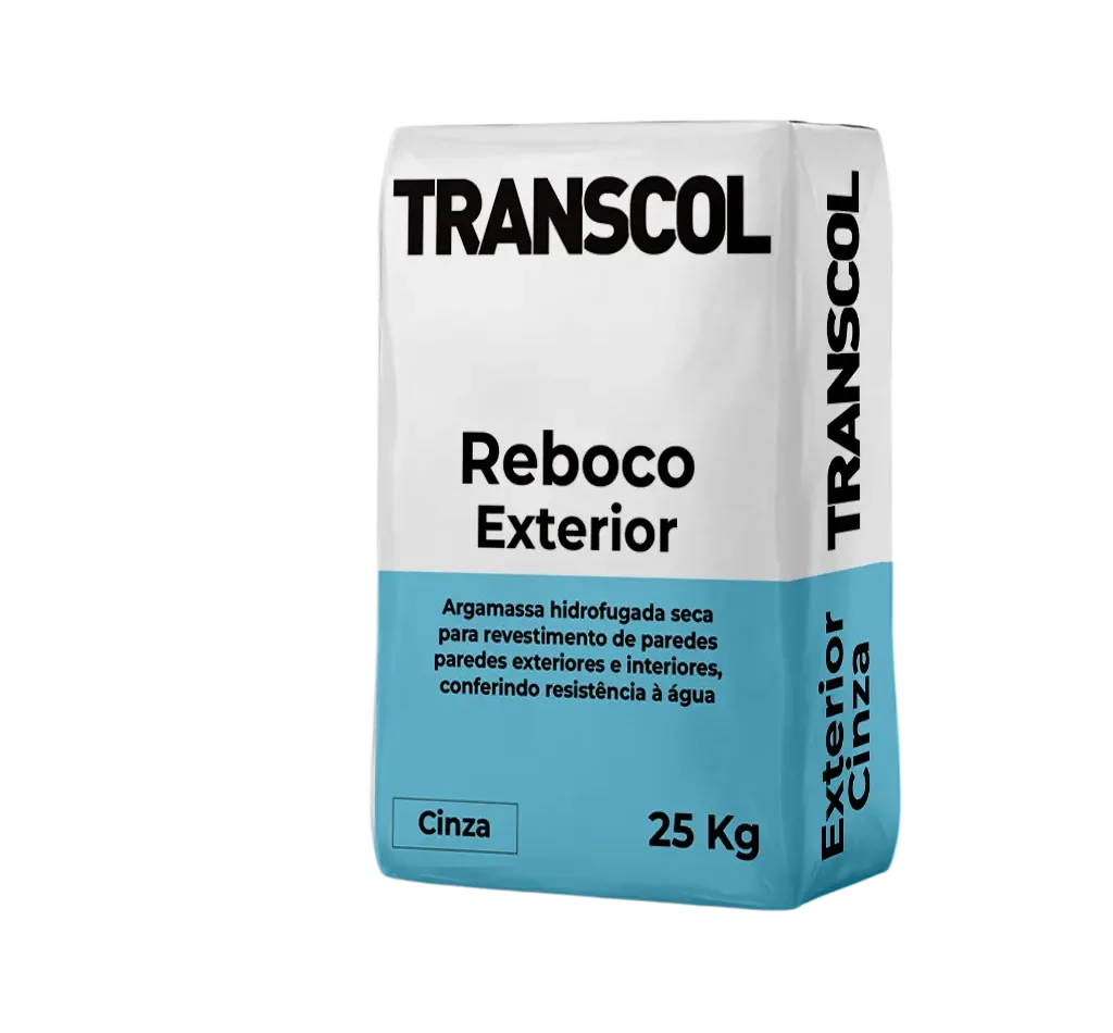 Reboco Exterior Cinza