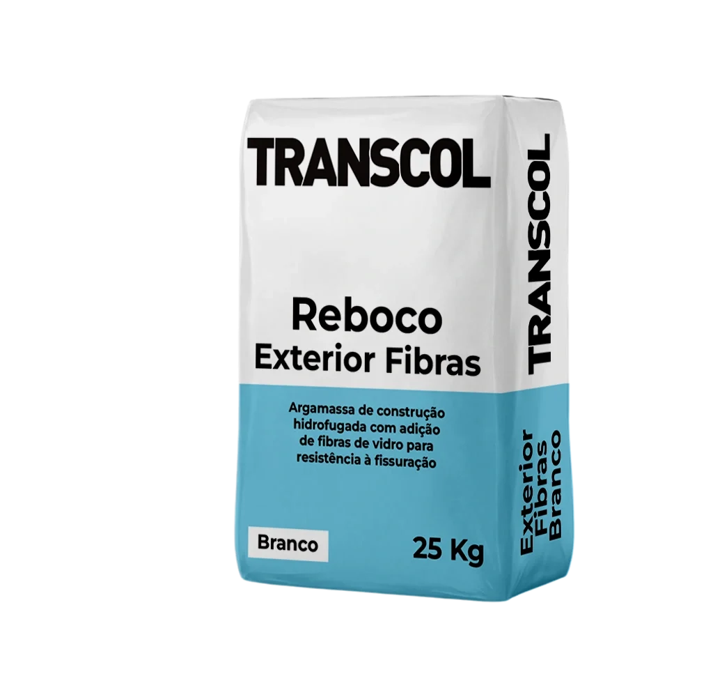 Reboco Exterior Fibras Branco