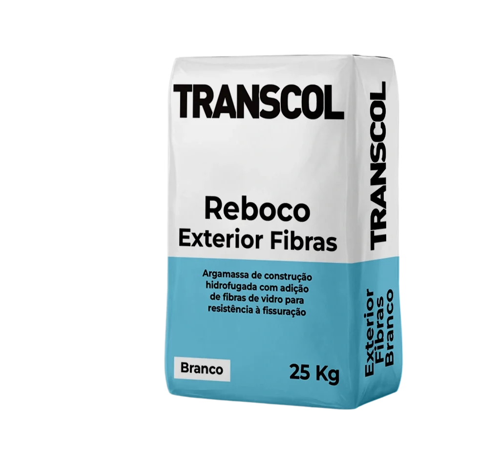 Reboco Exterior Fibras Branco