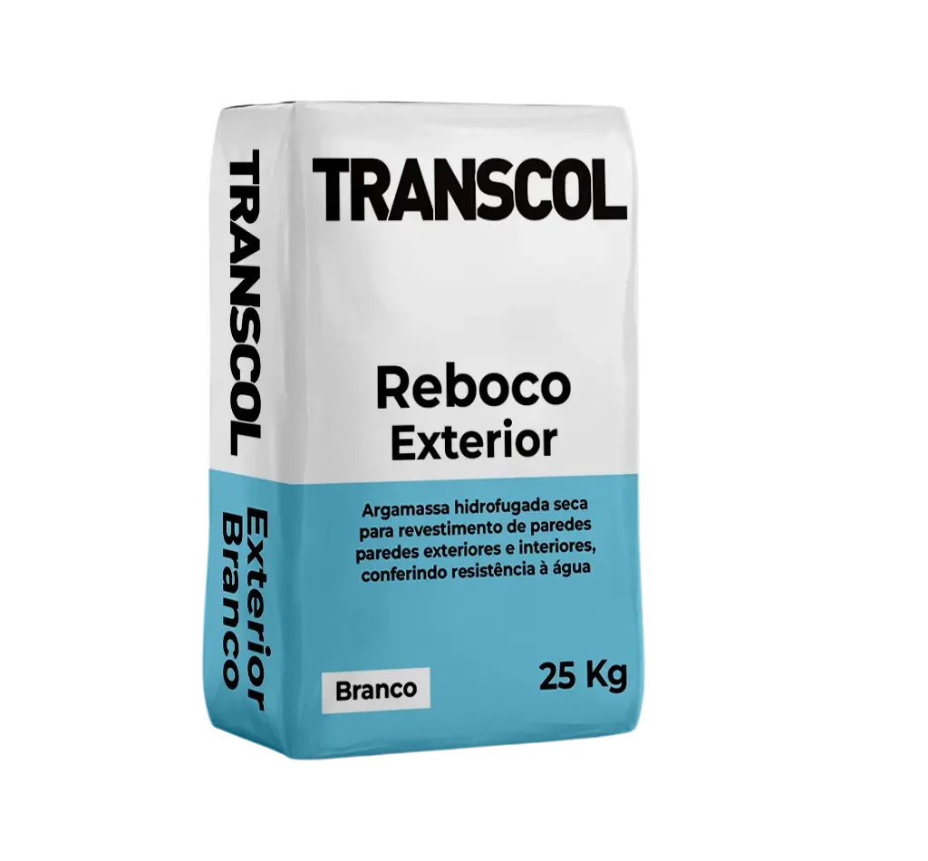 3D Reboco Exterior branco - esquerda
