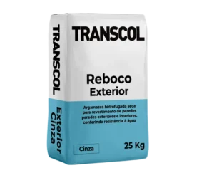 3D Reboco Exterior cinza - esquerda