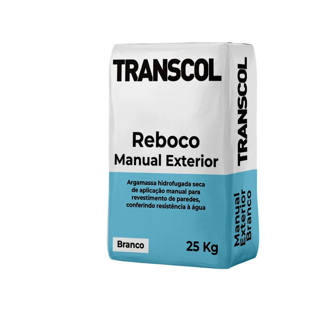 Reboco Manual Exterior Branco