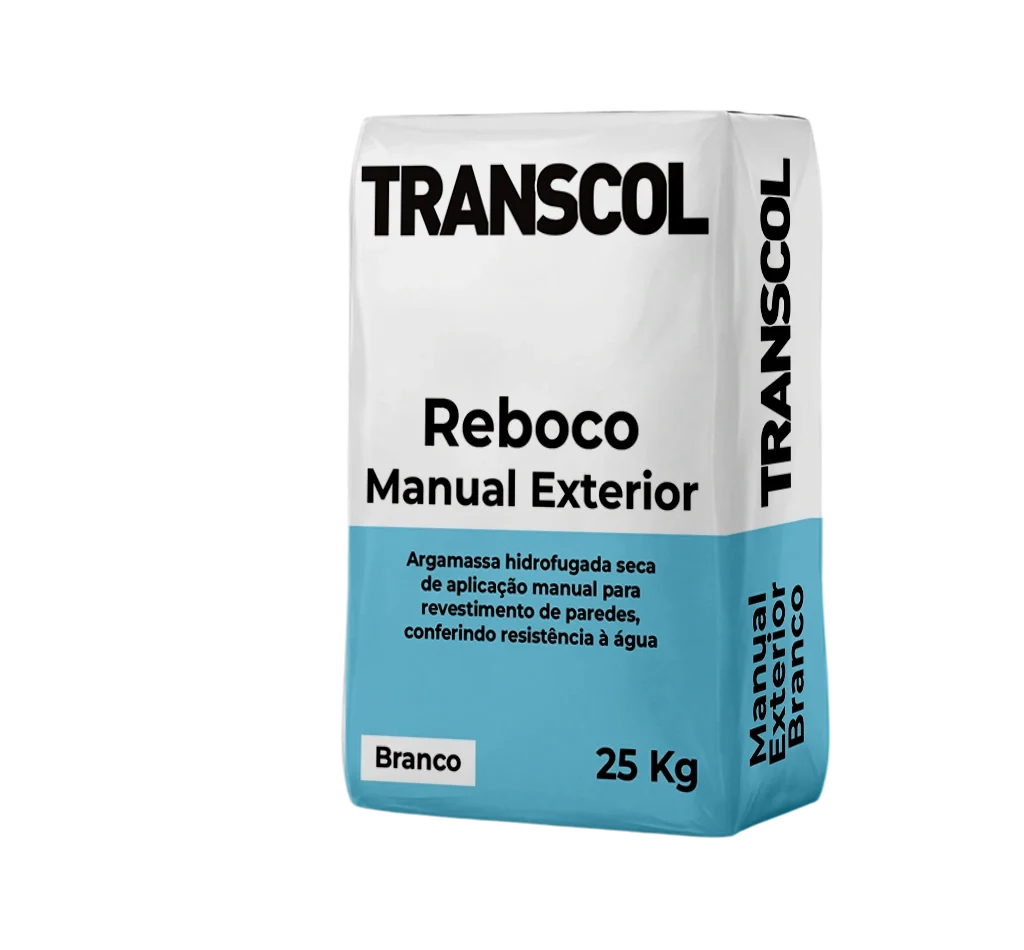 Reboco Manual Exterior Branco