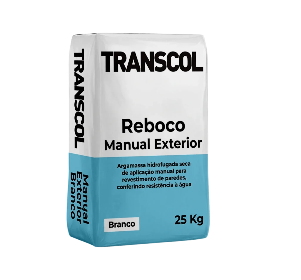 3D Reboco Manual Exterior branco - esquerda